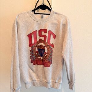 Gray USC Trojans Sweater